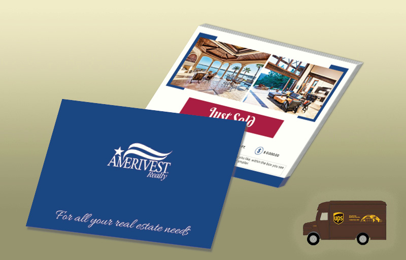 Amerivest Realty Real Estate EDDM Postcards - personalized Every Door Direct Mail Postcards | BestPrintBuy.com