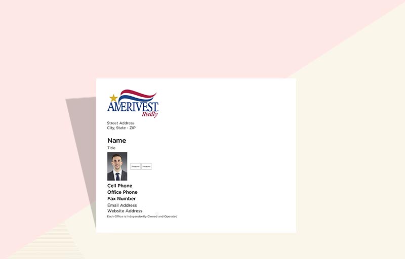 Amerivest Realty A2 Envelopes - Custom A2 Envelopes Stationery for Realtors | BestPrintBuy.com