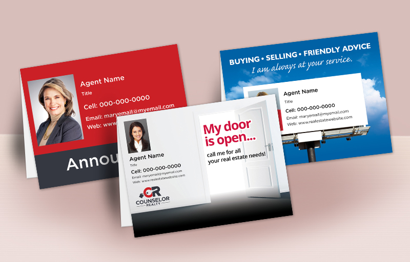 Counselor Realty Real Estate Postcard Mailing -  direct mail postcard templates and mailing services | BestPrintBuy.com