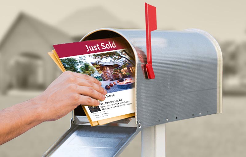 Amerivest Realty Real Estate Postcard Mailing - AVR direct mail postcard templates and mailing services | BestPrintBuy.com