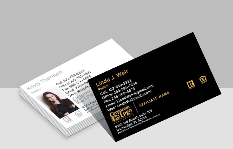 Better Homes And Gardens Real Estate Foil Business Cards - Gold or Silver Foil Business Cards on Silk Laminated Stock for Realtors | BestPrintBuy.com