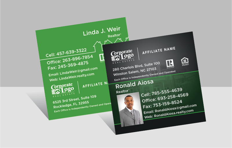 Better Homes And Gardens Real Estate Square Business Cards - Modern Business Cards for Realtors | BestPrintBuy.com