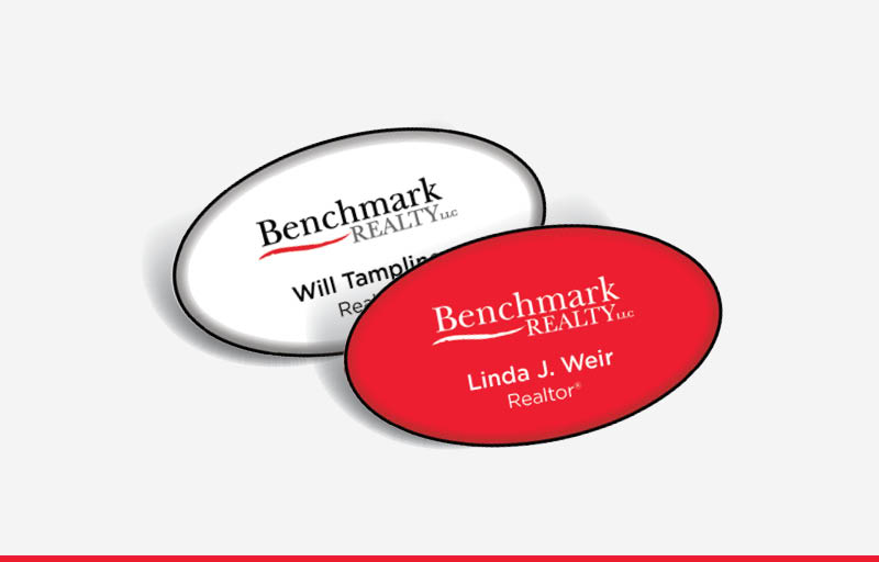 Benchmark Realty Real Estate Spot UV (Gloss) Raised Business Cards -  Luxury Raised Printing & Suede Stock Business Cards for Realtors | BestPrintBuy.com