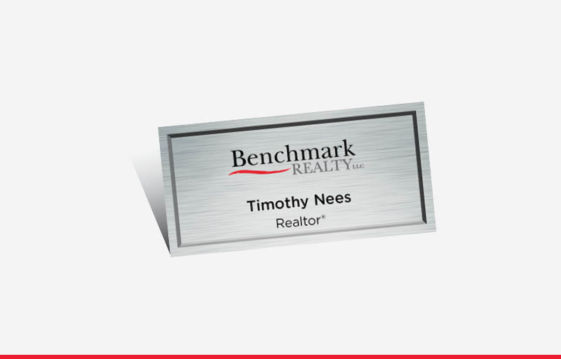 Benchmark Realty Real Estate Standard Business Cards -  Standard & Rounded Corner Business Cards for Realtors | BestPrintBuy.com