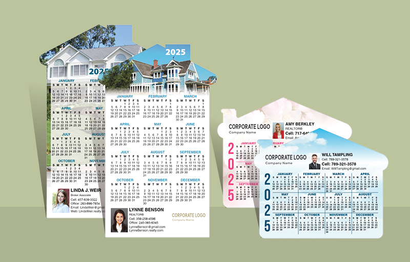 Century 21 Real Estate House Shape Magnetic Calendars