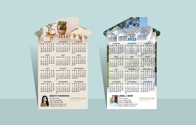 Century 21 Real Estate  Real Estate House Shape Magnetic Calendars - | BestPrintBuy.com