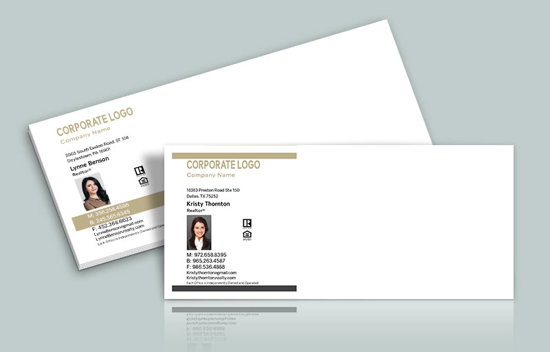 Century 21 Real Estate #10 Agent Envelopes - Century 21  - Custom Stationery Templates for Realtors | BestPrintBuy.com