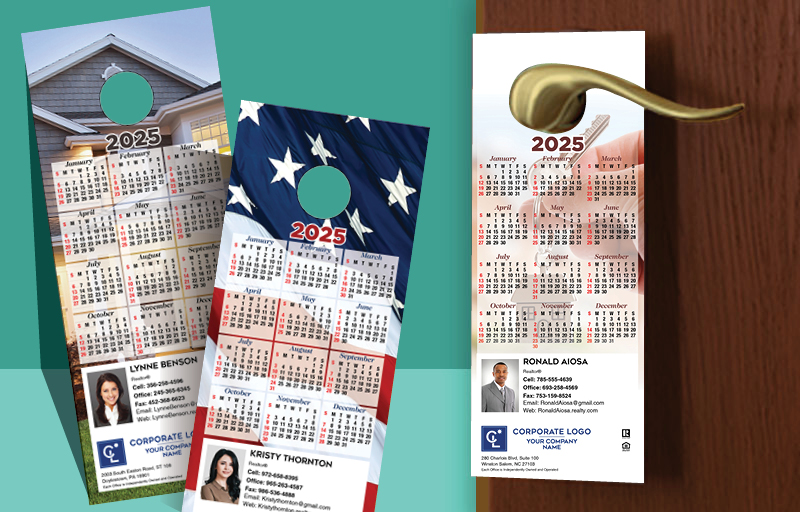 Coldwell Banker Real Estate Calendar Door Hangers - Coldwell Banker 2025 calendars | BestPrintBuy.com