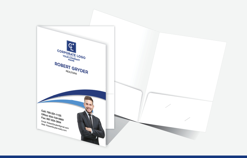 Coldwell Banker Real Estate Econo Presentation Folders - Econo Presentation Folders | BestPrintBuy.com