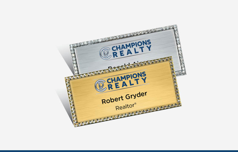 Champions Realty Real Estate Spot UV (Gloss) Raised Business Cards -  Luxury Raised Printing & Suede Stock Business Cards for Realtors | BestPrintBuy.com