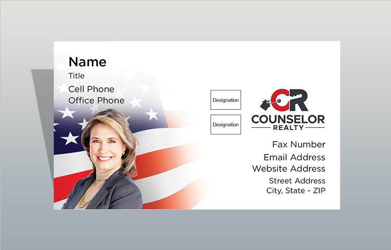 Counselor Realty Real Estate Silhouette Business Cards - Counselor Realty marketing materials | BestPrintBuy.com