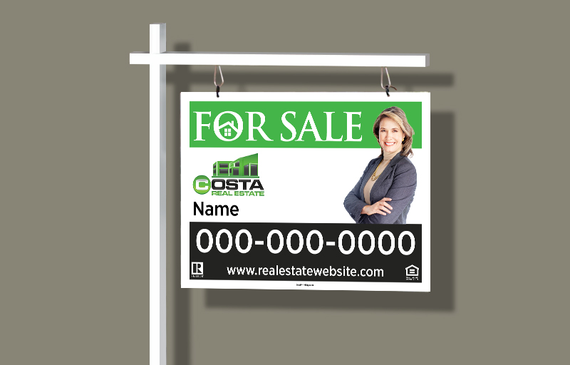 Costa Real Estate Signs - RESI Approved Vendor Signs for Realtors | BestPrintBuy.com