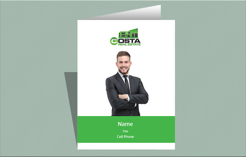 Costa Real Estate Custom Presentation Folders - custom folders | BestPrintBuy.com