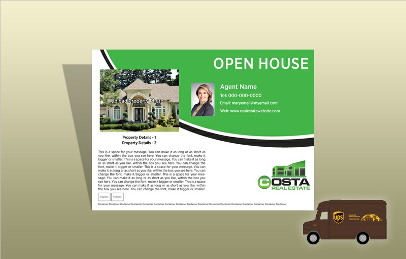 Costa Real Estate EDDM Postcards - personalized Every Door Direct Mail Postcards | BestPrintBuy.com