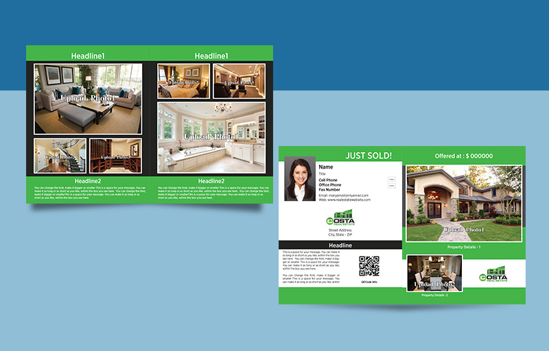 Real Estate - Four sided flyers BestPrintBuy.com