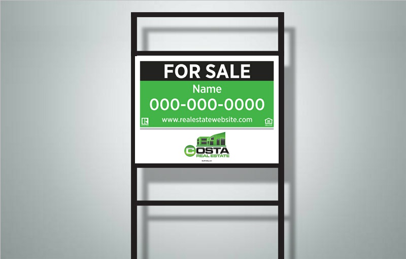 Costa Real Estate Signs - RESI Approved Vendor Signs for Realtors | BestPrintBuy.com