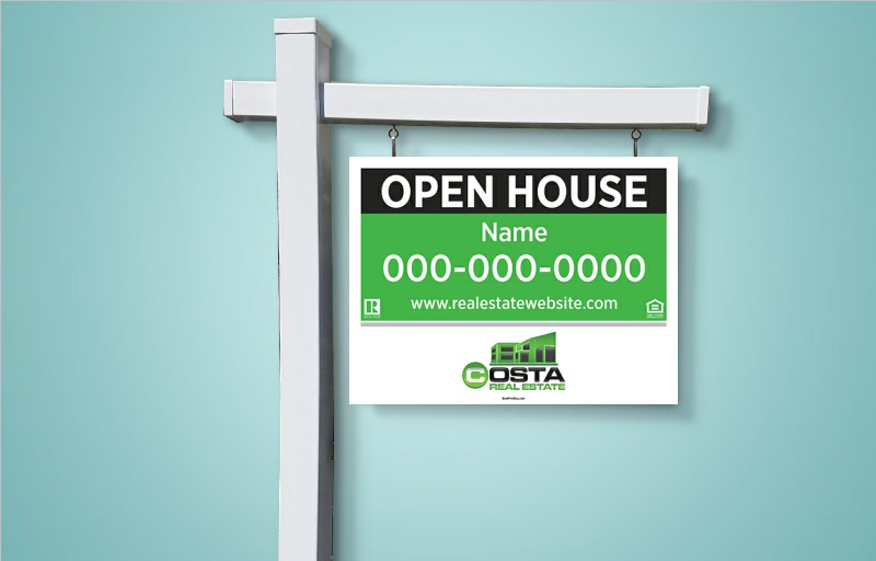 Costa Real Estate Signs - RESI Approved Vendor Signs for Realtors | BestPrintBuy.com