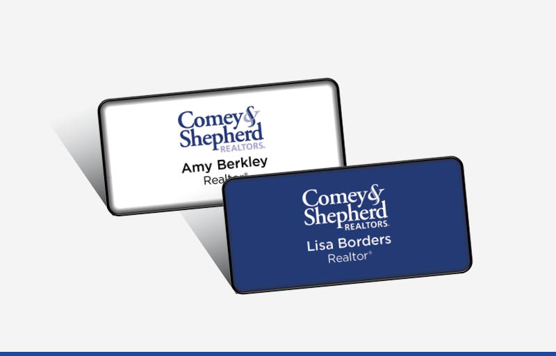 Comey & Shepherd Realtors Real Estate Ultra Thick Business Cards -  Thick Stock & Matte Finish Business Cards for Realtors | BestPrintBuy.com