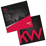 Keller Williams Square Business cards Without Photo