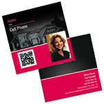 Keller Williams Square Business cards WithPhoto
