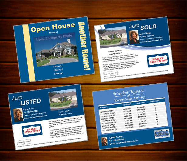 Realty Executives Property Marketing Postcards