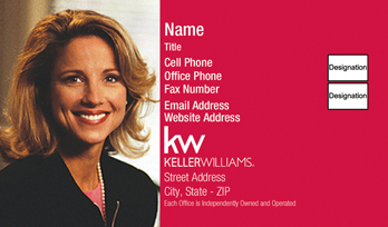 Keller Williams Business cards With Photo