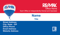 RE/MAX Business Cards