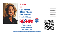 RE/MAX Business Cards