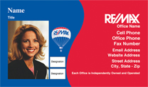 RE/MAX Business Cards With Photo