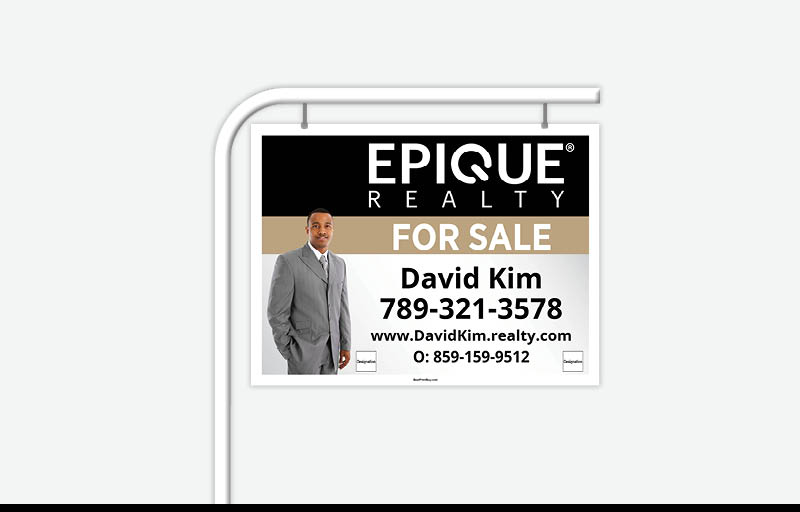 Epique Realty Real Estate Signs - RAS Approved Vendor Signs for Realtors | BestPrintBuy.com