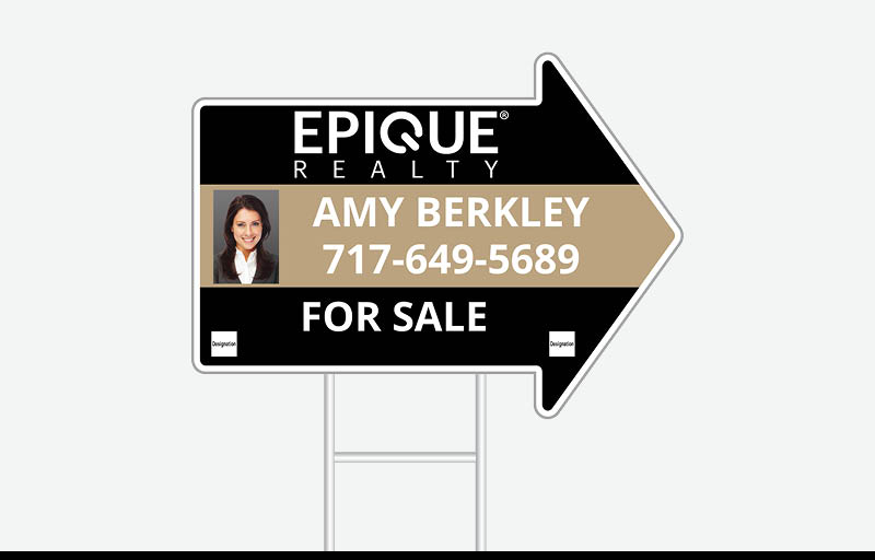 Epique Realty Real Estate Signs - RAS Approved Vendor Signs for Realtors | BestPrintBuy.com