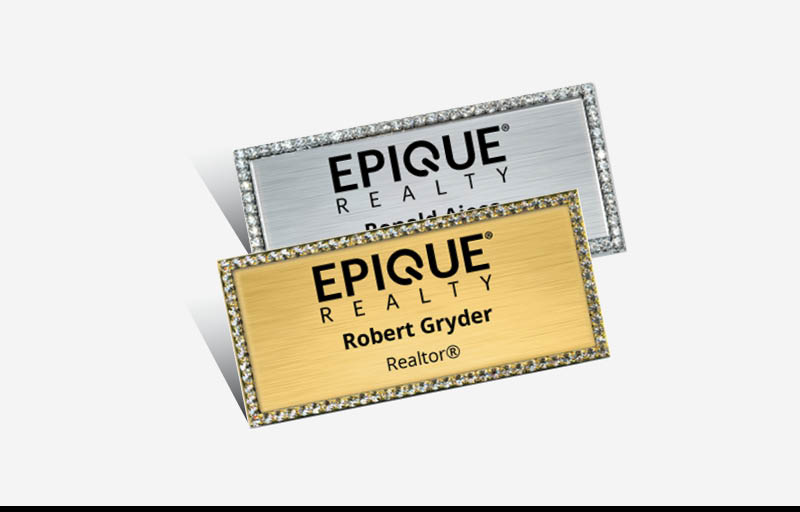 Epique Realty Real Estate Spot UV (Gloss) Raised Business Cards -  Luxury Raised Printing & Suede Stock Business Cards for Realtors | BestPrintBuy.com