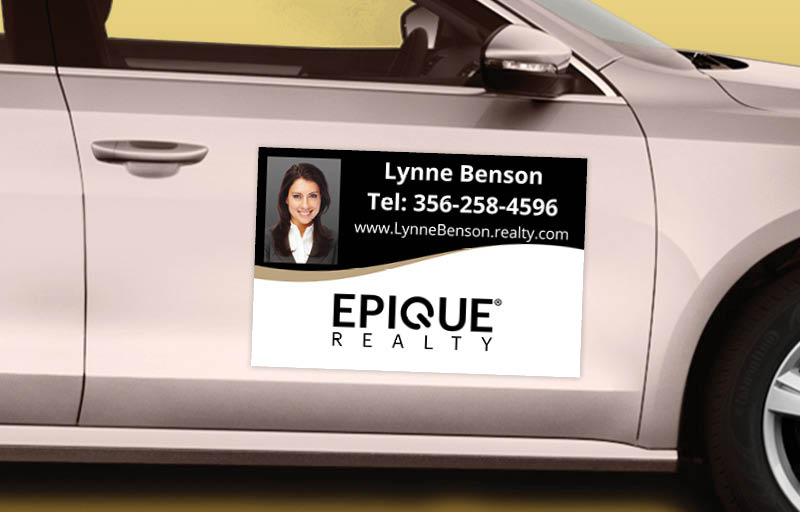 Epique Realty Real Estate 12 x 18 with Photo Car Magnets - Custom car magnets for realtors | BestPrintBuy.com