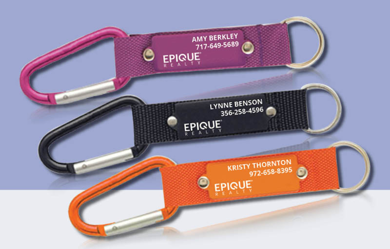 Epique Realty Real Estate Carabiner - Epique Realty personalized promotional products | BestPrintBuy.com