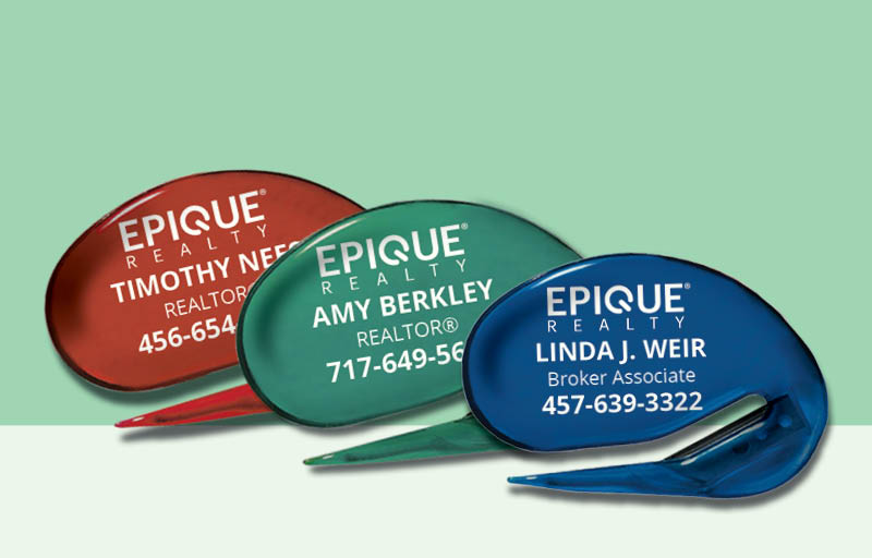 Epique Realty Real Estate Letter Openers - Epique Realty personalized promotional products | BestPrintBuy.com