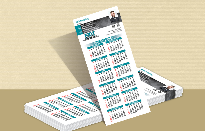 Exit Realty Real Estate Business Card Calendar Magnets