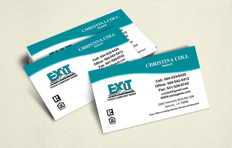 Exit Realty Ultra Thick Business Cards Without Photo - Exit Realty Approved Vendor - Luxury, Thick Stock Business Cards with a Matte Finish for Realtors | BestPrintBuy.com