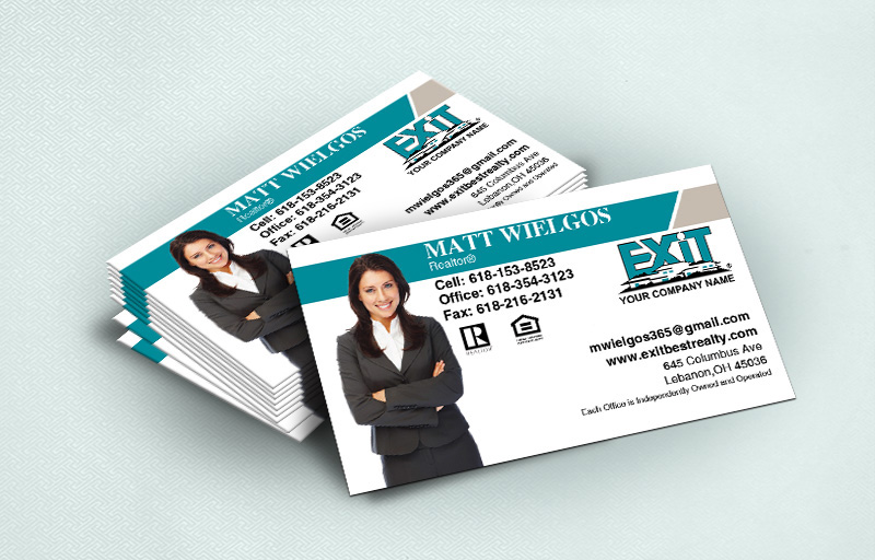 Exit Realty Ultra Thick Business Cards With Silhouette Photo - Exit Realty Approved Vendor - Luxury, Thick Stock Business Cards with a Matte Finish for Realtors | BestPrintBuy.com