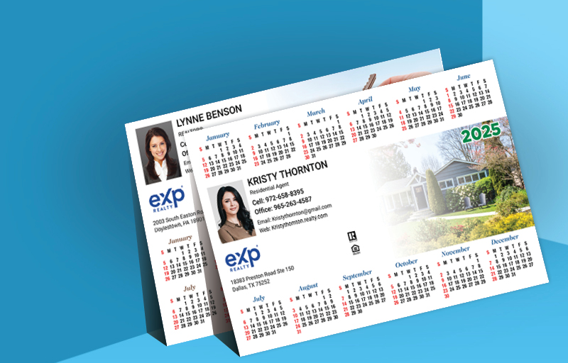 eXp Realty Real Estate Full Calendar Magnets