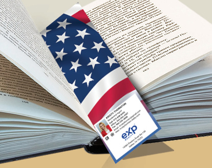 eXp Realty Real Estate Bookmarks - eXp Realty personalized Marketing products | BestPrintBuy.com