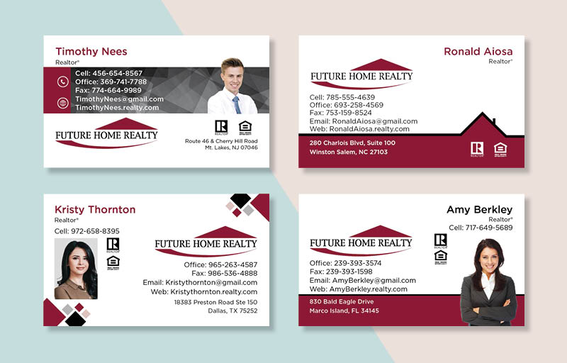 Future Home Realty Real Estate Business Card Magnets - magnets with photo and contact info | BestPrintBuy.com