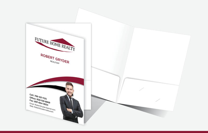 Future Home Realty Econo Presentation Folders - custom folders | BestPrintBuy.com