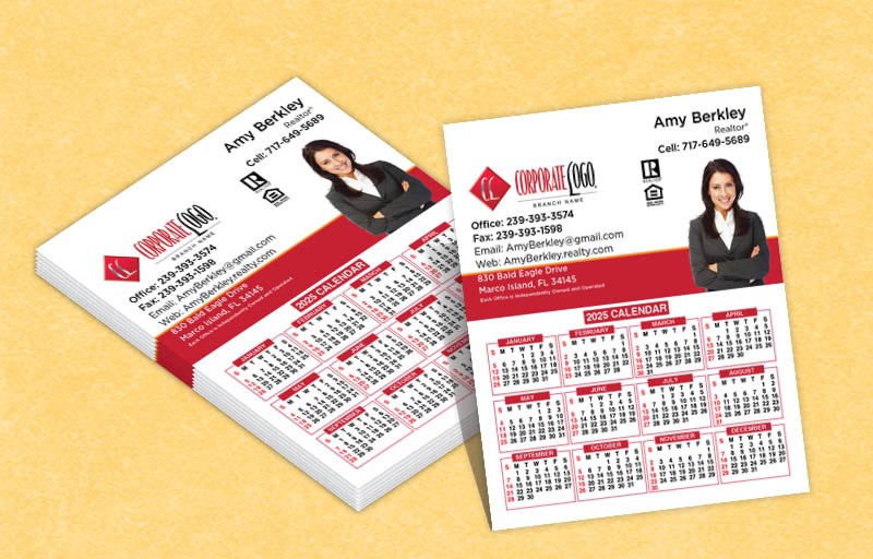 HomeSmart Real Estate Mini Business Card Calendar Magnets 