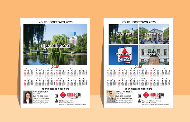 HomeSmart Real Estate Full Calendar Magnets With Photo Option 