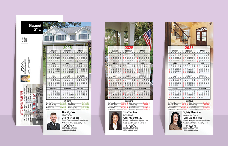 Independent Realtor Real Estate Self Mailer Calendars