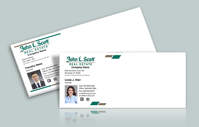 John L. Scott Real Estate #10 Agent Envelopes - John L. Scott Real Estate - Custom Stationery Templates for Realtors | BestPrintBuy.com