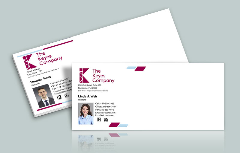 The Keyes Company Real Estate #10 Agent Envelopes - The Keyes Company  - Custom Stationery Templates for Realtors | BestPrintBuy.com