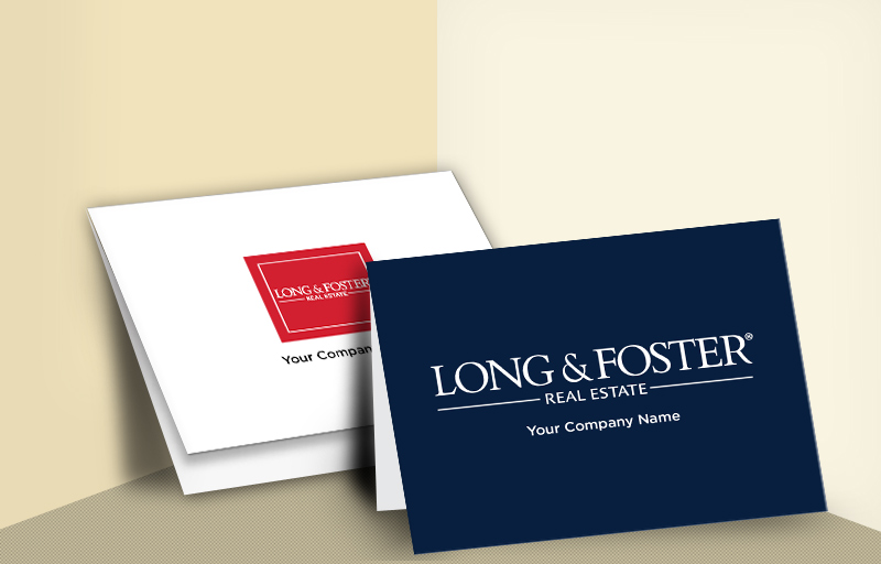 Long and Foster Real Estate Folded Note Cards - Long and Foster  general note card stationery | BestPrintBuy.com