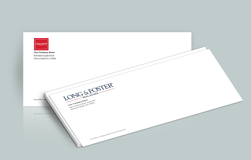 Long and Foster Real Estate #10 Office Envelopes - Long and Foster - Custom Stationery Templates for Realtors | BestPrintBuy.com