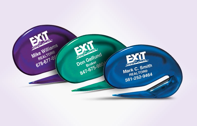 Exit Realty Real Estate Letter Openers -  personalized realtor Letter Openers promotional products | BestPrintBuy.com